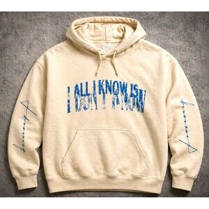 Harry Hudson Hoodie Men Med All I Know Is This Tour Merch Beige Graphic Pullover